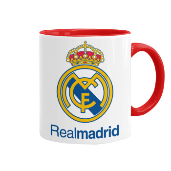 Real Madrid CF, Mug colored red, ceramic, 330ml