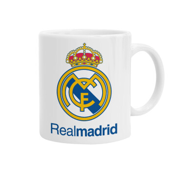 Real Madrid CF, Ceramic coffee mug, 330ml (1pcs)