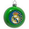 Green Christmas tree ornament bauble 8cm