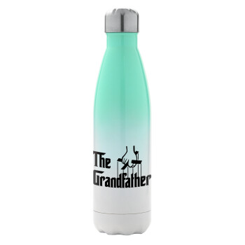 The Grandfather, Metal mug thermos Green/White (Stainless steel), double wall, 500ml