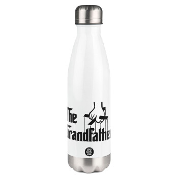 The Grandfather, Metal mug thermos White (Stainless steel), double wall, 500ml