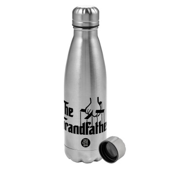 The Grandfather, Metallic water bottle, stainless steel, 750ml