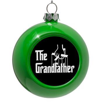 The Grandfather, Green Christmas tree ornament bauble 8cm