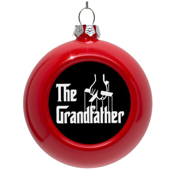 The Grandfather, Red Christmas tree ornament bauble 8cm