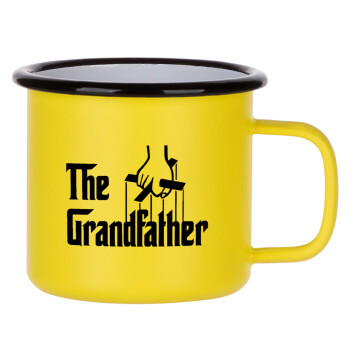 The Grandfather, Metallic enamel MATT Yellow cup 360ml