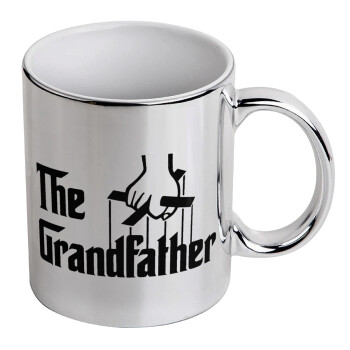 The Grandfather, Mug ceramic, silver mirror, 330ml