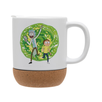 Rick and Morty, Ceramic coffee mug Cork (MAT), 330ml (1pcs)