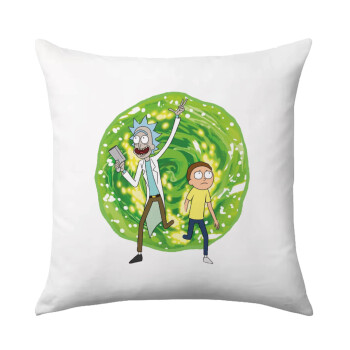 Rick and Morty, Sofa cushion 40x40cm includes filling