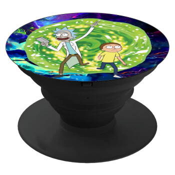 Rick and Morty, Phone Holders Stand  Black Hand-held Mobile Phone Holder