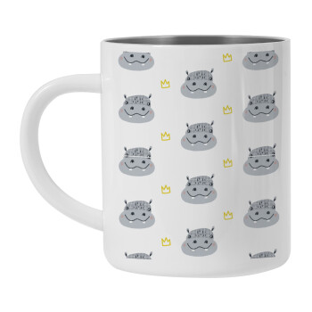 Hippo, Mug Stainless steel double wall 300ml