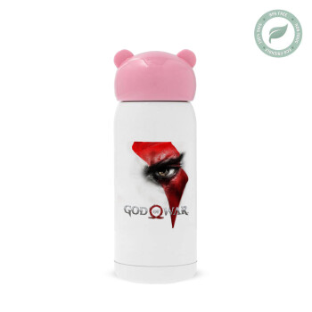 God of war Stratos, Pink stainless steel thermal flask, 320ml