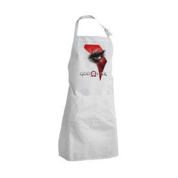 God of war Stratos, Adult Chef Apron (with sliders and 2 pockets)