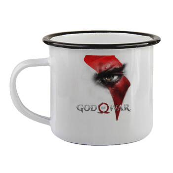 God of war Stratos, Κούπα εμαγιέ με μαύρο χείλος 360ml