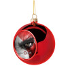 Christmas tree ball Red 8cm