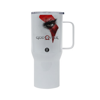 God of war Stratos, Mega Stainless steel Tumbler with lid, double wall 750L