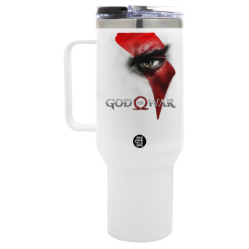 God of war Stratos, Mega Tumbler με καπάκι, διπλού τοιχώματος (θερμό) 1,2L