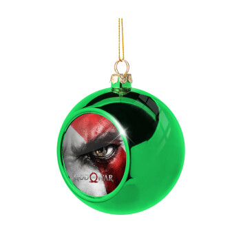 God of war Stratos, Green Christmas tree ornament ball 8cm