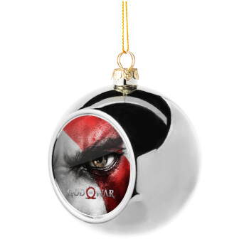 God of war Stratos, Silver 8cm Christmas tree ball ornament