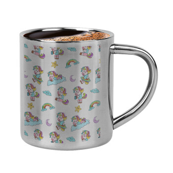 Unicorn pattern, Κουπάκι μεταλλικό διπλού τοιχώματος για espresso (220ml)