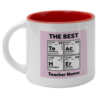 THE BEST Teacher chemical symbols, Κούπα κεραμική 400ml