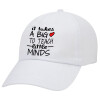 Adult Baseball Cap White 5-panel (POLYESTER, ADULT, UNISEX, ONE SIZE)