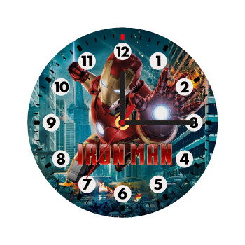 Ironman, Wooden wall clock (20cm)