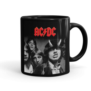 AC/DC angus, Mug black, ceramic, 330ml