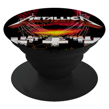 Metallica  master of puppets, Phone Holders Stand  Black Hand-held Mobile Phone Holder