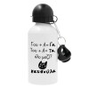 Metal water bottle, White, aluminum 500ml