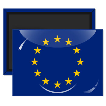 EU, Ορθογώνιο μαγνητάκι ψυγείου διάστασης 9x6cm