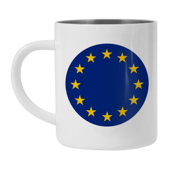 EU, Mug Stainless steel double wall 450ml