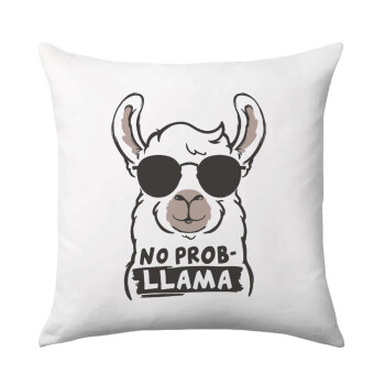 No Prob Llama, Sofa cushion 40x40cm includes filling