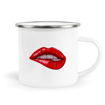 Lips, Κούπα Μεταλλική εμαγιέ λευκη 360ml