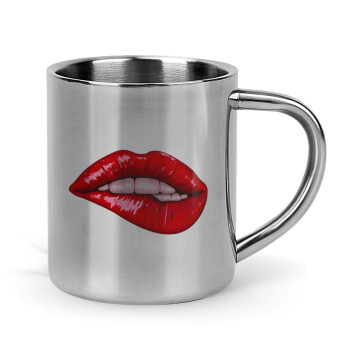 Lips, Mug Stainless steel double wall 300ml