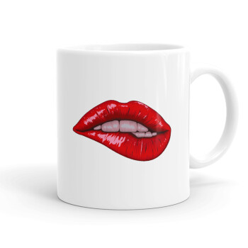 Lips, Ceramic coffee mug, 330ml (1pcs)