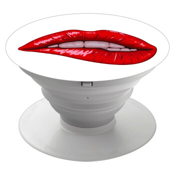 Lips, Phone Holders Stand  White Hand-held Mobile Phone Holder