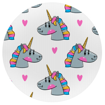 Unicorn, Mousepad Round 20cm