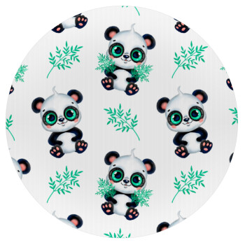 Panda, Mousepad Round 20cm