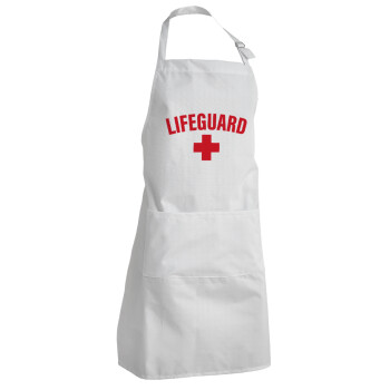 Lifeguard, Adult Chef Apron (with sliders and 2 pockets)