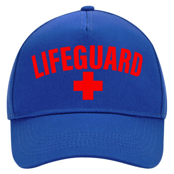 Lifeguard, Ultimate Adult Hat BLUE, (100% COTTON DRILL, ADULT, UNISEX, ONE SIZE)