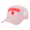 Structured Trucker Children's Hat, with Mesh, PINK (100% COTTON, CHILDREN'S, UNISEX, ONE SIZE)