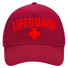 Adult Ultimate Hat RED, (100% COTTON DRILL, ADULT, UNISEX, ONE SIZE)