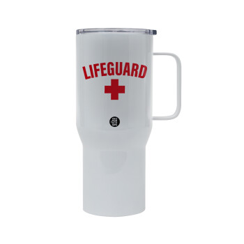 Lifeguard, Mega Stainless steel Tumbler with lid, double wall 750L