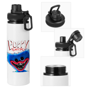 Poppy Playtime Huggy wuggy, Metal water bottle with safety cap, aluminum 850ml