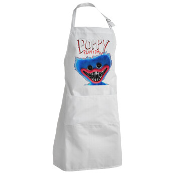 Poppy Playtime Huggy wuggy, Adult Chef Apron (with sliders and 2 pockets)