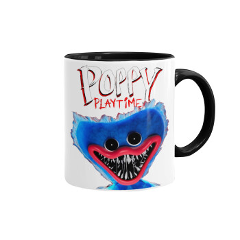 Poppy Playtime Huggy wuggy, Mug colored black, ceramic, 330ml