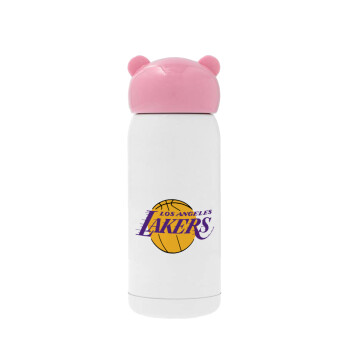Lakers, Ροζ ανοξείδωτο παγούρι θερμό (Stainless steel), 320ml
