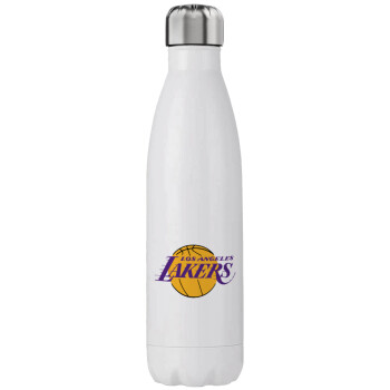 Lakers, Μεταλλικό παγούρι θερμός (Stainless steel), διπλού τοιχώματος, 750ml