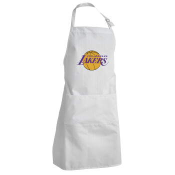 Lakers, Adult Chef Apron (with sliders and 2 pockets)