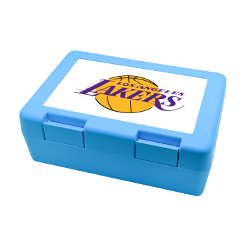 Lakers, Children's cookie container LIGHT BLUE 185x128x65mm (BPA free plastic)